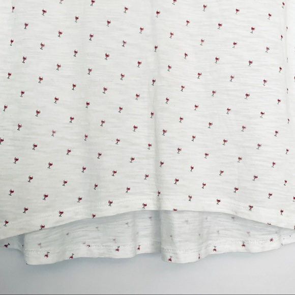 CHRLDR Wino Long Sleeve White High Los Tee Shirt - Picture 6 of 8